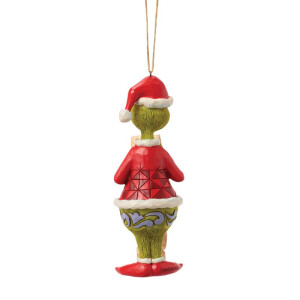 Dr. Seuss THE GRINCH by JIM SHORE Christbaumschmuck - Grinch with wishlist HO - hanging ornament