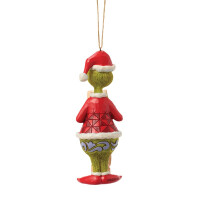 Dr. Seuss THE GRINCH by JIM SHORE Christbaumschmuck - Grinch with wishlist HO - hanging ornament