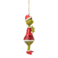 Dr. Seuss THE GRINCH by JIM SHORE Christbaumschmuck - Grinch with heart hands HO - hanging ornament