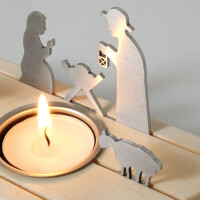 unoferrum - Weihnachtskrippe Silhouette S Eiche