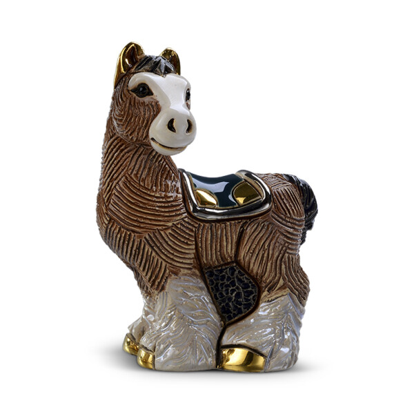 DE ROSA Coll. - Clydesdale baby / Arbeitspferd Baby - BABY FAMILIES Collection