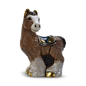DE ROSA Coll. - Clydesdale baby / Arbeitspferd Baby - BABY FAMILIES Collection
