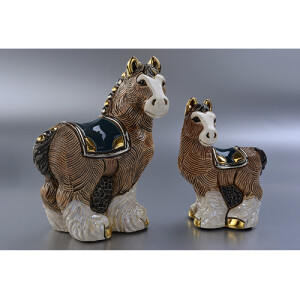 DE ROSA Coll. - Clydesdale baby / Arbeitspferd Baby - BABY FAMILIES Collection