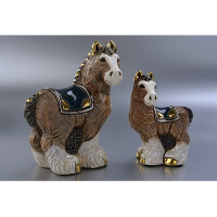 DE ROSA Coll. - Clydesdale baby / Arbeitspferd Baby - BABY FAMILIES Collection