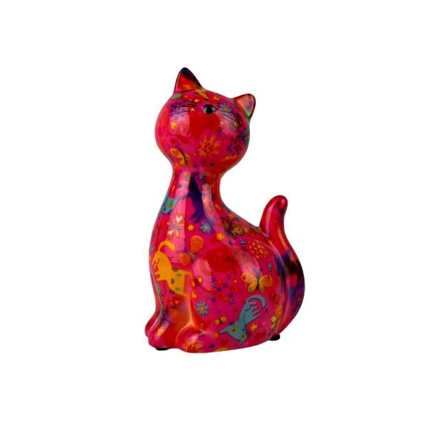 Spardose POMME PIDOU - Katze Caramel - pink / Katzen