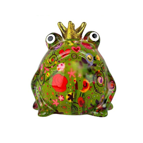 Spardose POMME PIDOU - Froschkönig Freddy - grün / Fantasy