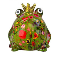 Spardose POMME PIDOU - Froschkönig Freddy - grün / Fantasy