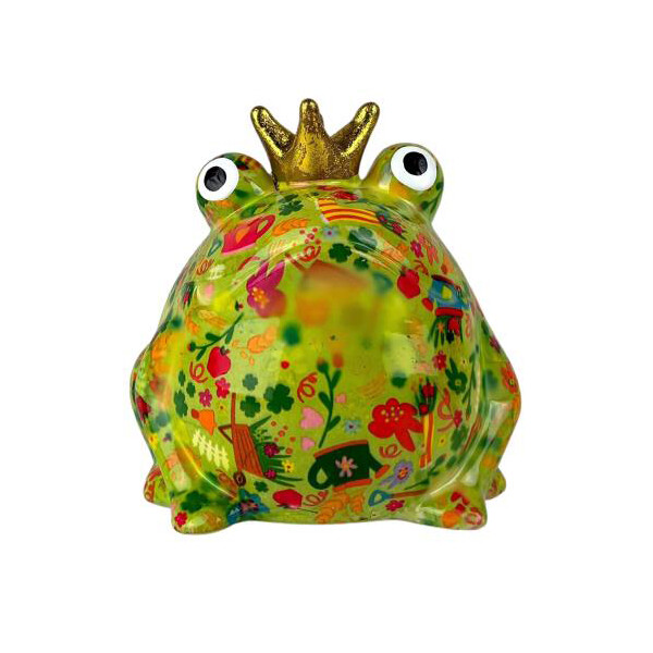 Spardose POMME PIDOU - Froschkönig Freddy - hellgrün / Garten