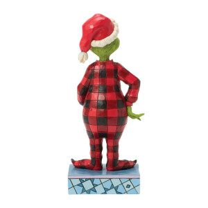 Dr. Seuss THE GRINCH by JIM SHORE - Grinch wearing Pyjamas / Grinch im Schlafanzug - Dekofigur