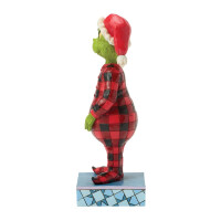Dr. Seuss THE GRINCH by JIM SHORE - Grinch wearing Pyjamas / Grinch im Schlafanzug - Dekofigur