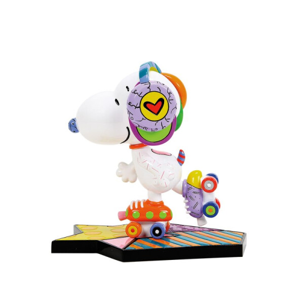 PEANUTS by Romero Britto - SNOOPY ROLLER SKATER