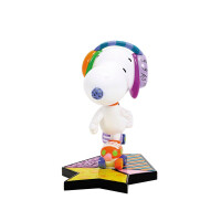 PEANUTS by Romero Britto - SNOOPY ROLLER SKATER