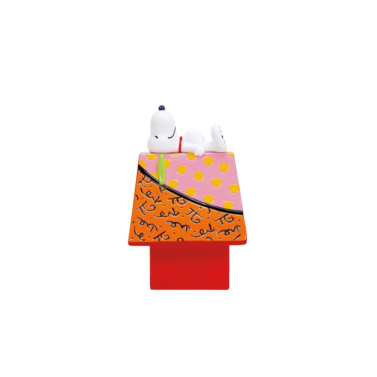 PEANUTS by Romero Britto - SNOOPY ON THE box