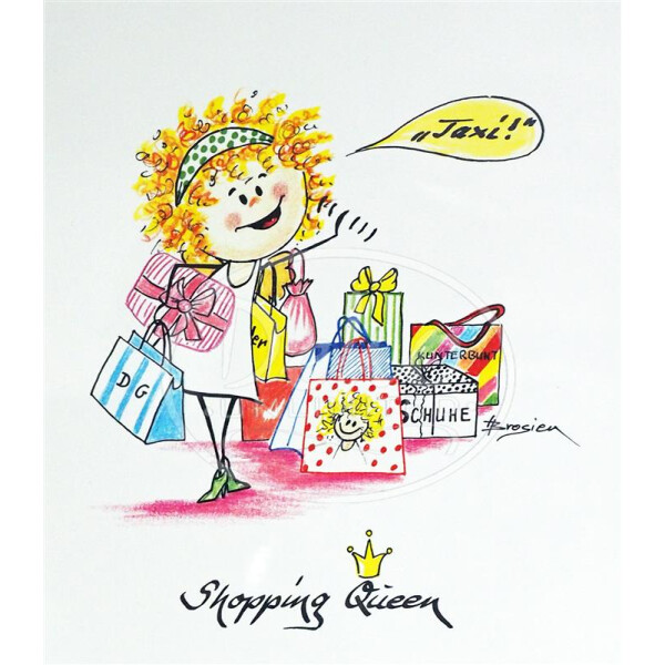 Passepartout-Bild 24 x 30cm - Heidemarie Brosien - Shopping Queen