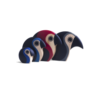 architectmade - Vogelfigur DISCUS blau medium