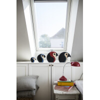 architectmade - Vogelfigur DISCUS blau medium