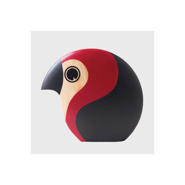 architectmade - Vogelfigur DISCUS rot groß