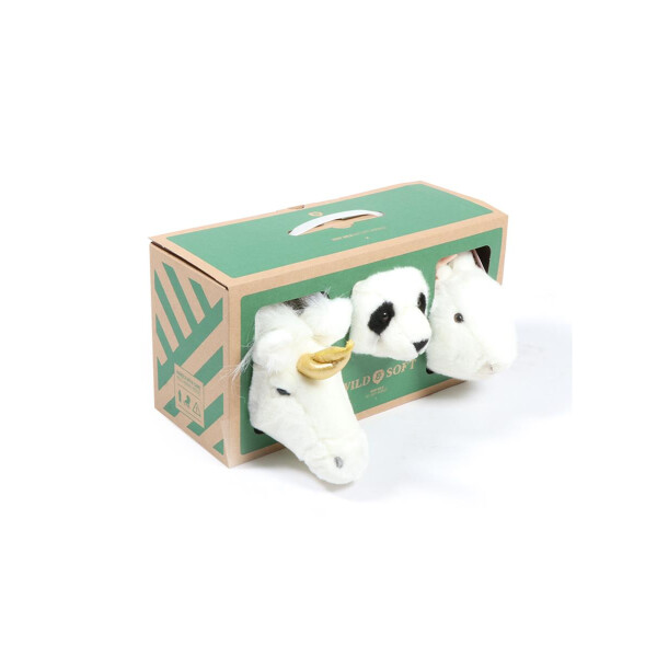 WILD & SOFT - PANDA Set Geschenkbox mit 3 Miniaturen