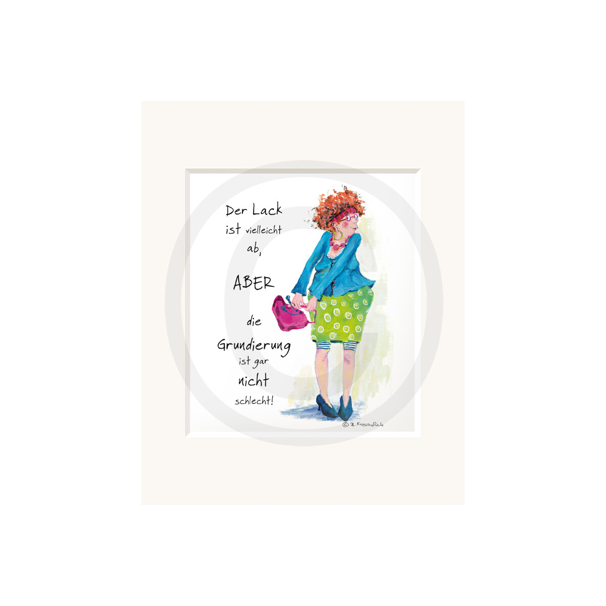 Passepartout-Bild 24 x 30cm - Barbara Freundlieb - Der...