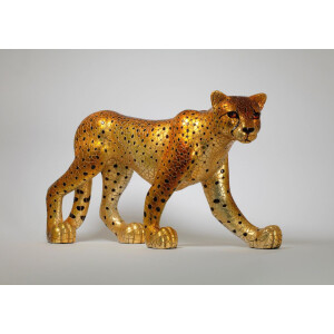 BARCINO DESIGNS - Leopard / Cheetah XL gold 45cm
