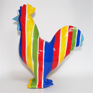 Pomme Pidou Studio Design - Hahn Edson XL-Keramikskulptur SALVADOR STRIPE Ed.