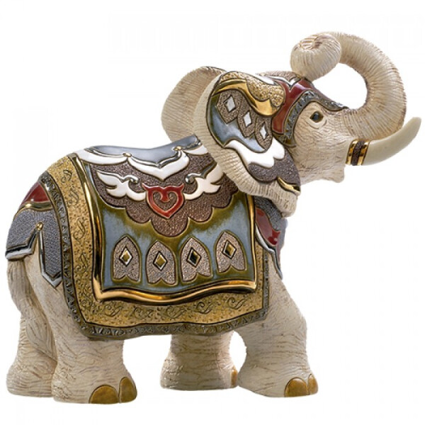 DE ROSA Coll. - Elefant / White Indian Elephant XL Gallery Coll. limited Edition
