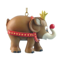 Elephant Parade Ornament  5cm - Rudolph