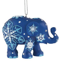 Elephant Parade Ornament  5cm - Snowflakes