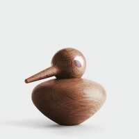 architectmade - Dekofigur Vogel BIRD chubby (pummelig) dunkel